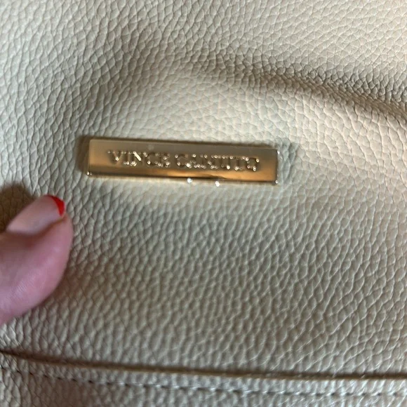 Vince Camuto Cream Textured Bag - Picture 2 of 8